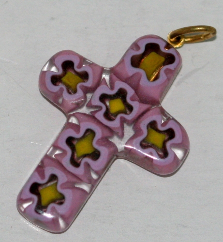 Murano Cross ( 1 x 0.75 in ) # 14 - Click Image to Close